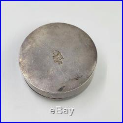 Antique Chinese Silver box With Hallmark(62.6g)