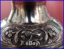 Antique Chinese Straits Betel Nut Box, Silver Gold Gild ca. 1800s Peranakan