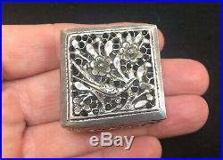 Antique Chinese sterling silver small box