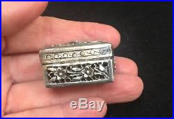 Antique Chinese sterling silver small box