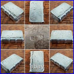 Antique Georgian Chinese Emperor Daoguang Era Silver Novelty Book Snuff Box