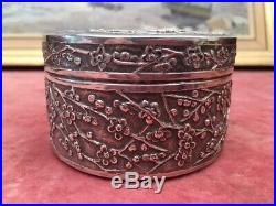 Antique Hang Wing Chinese Silver pot and cover