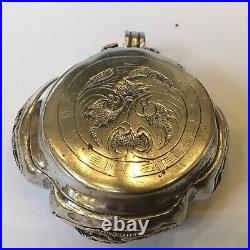 Antique Silver Betel Box Chelpa Tobacco Box Chinese Silver Malay Silver