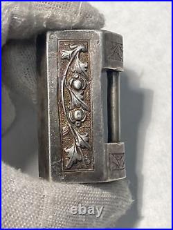 Antique Silver Chinese Lock Box