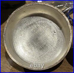 Antique Silver Cloisonné Pot With Inset Jade Plaque Chinese Qing