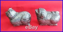 Antique Silver animal boxes, probably Chinese (#460)