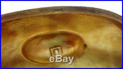 Antique / vintage Chinese Silver enamel cloisonne Owl Box Tiger Eye inlay