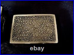 Argent Massif Chine Du Sud Boite Chinese Export Silver Box 832g