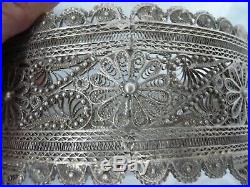 Beautiful Vintage/antique Chinese Silver Filigree Covered Box, Tested Sterling