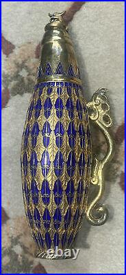 CHINESE EXPORT Goldfield SOLID SILVER Hand Made Vase With Box