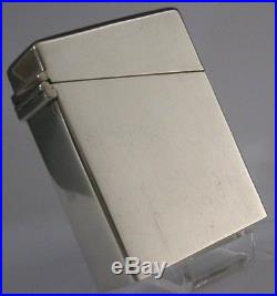 CHINESE or INDIAN 900 SOLID SILVER CIGARETTE or CARD CASE BOX c1920-1940s 111g
