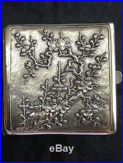 China Chinese Export High Relief Silver Case Box With Wang Hing Hallmark
