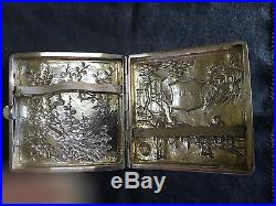 China Chinese Export High Relief Silver Case Box With Wang Hing Hallmark