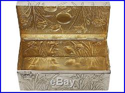 Chinese Export Silver Box Antique Circa 1900
