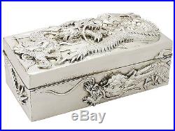 Chinese Export Silver Box by Kuhn & Kormor Antique Circa 1900