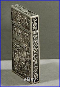 Chinese Export Silver Box c1820 Houchong H. C. G. Was $1500 $950