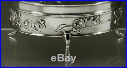 Chinese Export Silver Jewelry Box c1890 Signed