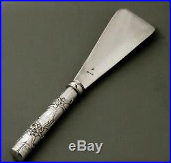 Chinese Export Silver Shoe Horn c1890 Signed