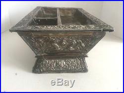 Chinese Export Silver Writing Box, 19th Century