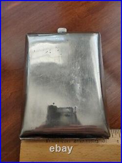 Chinese Export Sterling Silver Cigarette Case Business Card Box Money Holder