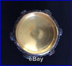 Chinese Silver Cloisonne Enamel Box Tea Caddy-gilt gold-tone 2 jade bracelets