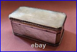 Chinese Silver and Mother Of Pearl Engraved Snuff Box