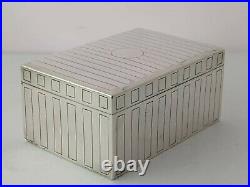 Chinese Solid Silver Cigarette Box