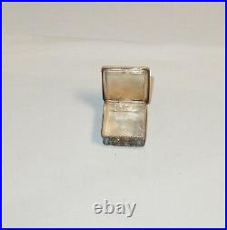 Chinese Sterling Silver Cloisonne Enamel Pill Snuff Jar Box 92.5
