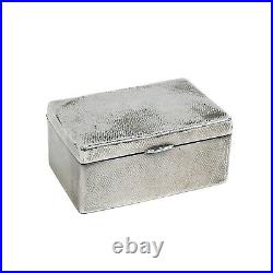 Chinese Tu Mao Xing Silver Hand Hammered Box circa 1900