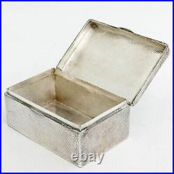 Chinese Tu Mao Xing Silver Hand Hammered Box circa 1900