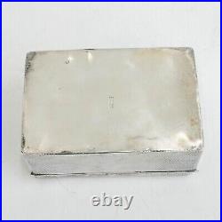 Chinese Tu Mao Xing Silver Hand Hammered Box circa 1900