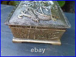 Chinese dragon metal musical box working