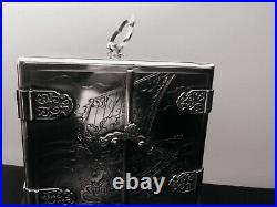 Chinese export silver box 1890
