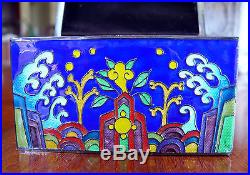 Colorful Chinese Trunk-Shaped Silver Cloisonne Box