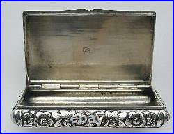 Early Chinese Export Silver China Trade Snuff Box by CC