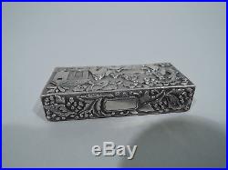 Exotic Case Antique Asian China Trade Card Modish Exotics Chinese Silver