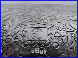 Export Card Case Antique Asian China Trade Filigree Chinese Silver