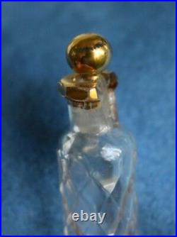 Fine Antique Enamel English Chinoiserie Sterling Silver Perfume Bottle ETUI Box