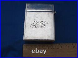 Fine CHINESE Silver CIGARETTE PACK BOX-Chinese Character-Heavy-Marked FC