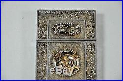 Fine Chinese Silver Filigree Card Case