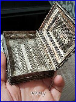 GORGEOUS Antique Sterling Silver Portugal Chinese Export Filigree Box