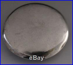 HIGH QUALITY CHINESE EXPORT SILVER CIRCULAR BOX c1900 ANTIQUE