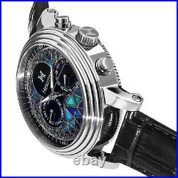Heritor Automatic Legacy Chinese Movement Genuine Leather Watch Stainless Steel