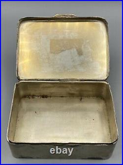 Japanese / Chinese Silvered And Mother Of Pearl Table Box Christies Lot Label