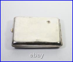 LATE 19th ANTIQUE CHINESE EXPORT STERLING SILVER CIGARETTE CASE BOX DRAGON