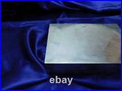 Large Luen Wo Chinese Export Sterling Silver Box Excellent Condition