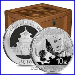 Monster Box of 450 2016 30 gram Chinese Silver Panda 10 Yuan. 999 Fine BU 30