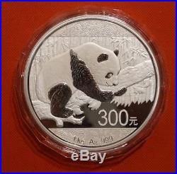New Boxed 2016 year Chinese 1kg Silver Panda Coins 300yuan inventory