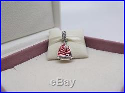New withBox & Tag Pandora Chinese Junk Ship with Enamel & CZ's Charm 791908EN09 $45