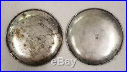 Pair of Chinese Export 900 Silver Small Round Dishes, marked Sing Fat Ca. 1900